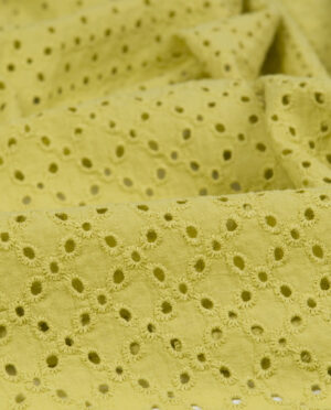 Batyst z Haftem Wzór 27 Limonkowy - detal