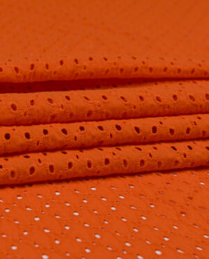 Batyst z Haftem Wzór 27 Pomarańczowy - detal2