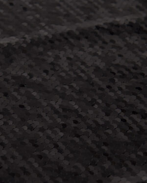 Cekiny Dwukolorowe Czarny- Srebrny