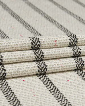 Tkanina Wełniana Panama Z Lnem Wzór 2 - detal