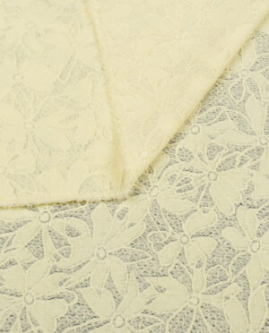 Dzianina Żakardowa Wzór 1 Żółty - detal3