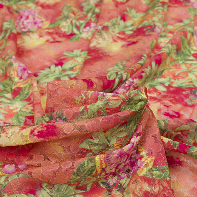 Koronka Sukienkowa Wzór 11 Kolorowa - detal2