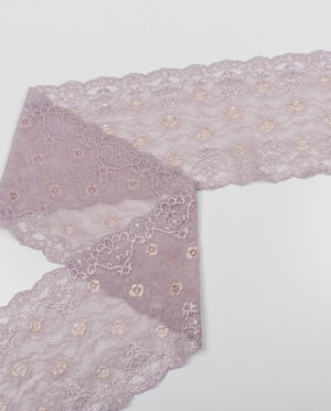 Koronka Elastyczna – Lawendowy Wzór 104