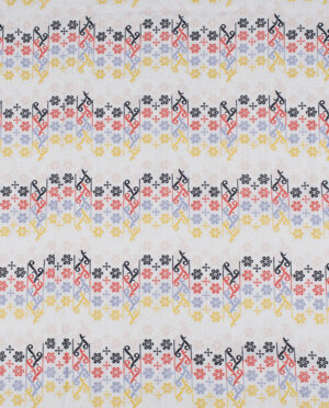 Batyst z Kolorowym Haftem Wzór 4 b