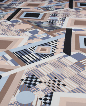 Feda Tkanina Wiskozowa Sukienkowa Diagonal Wzór 8 - detal