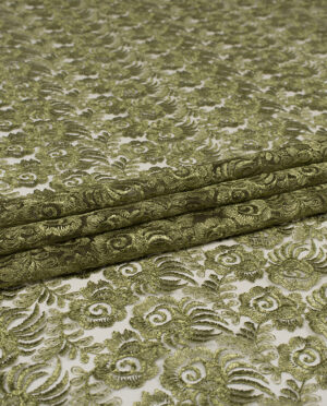 Gipiura Bawełniana Wzór 32 Jasny Khaki - detal2