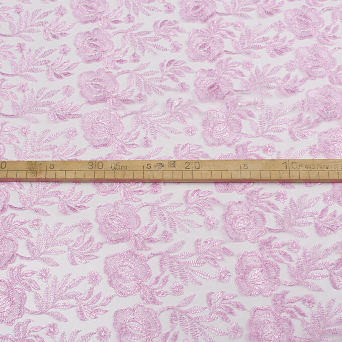 Gipiura Bawełniana Wzór 32 Jasny Różowy - skala