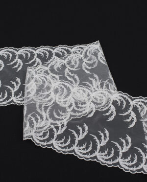 Koronka Stabilna - Ecru Wzór 7 - 15 cm - detal2