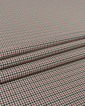 Tkanina Wiskozowa Ubraniowa Pepitka Wzór 82 a - detal2