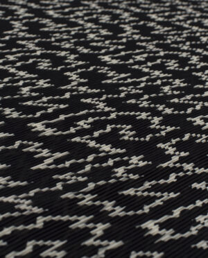 Plisowany Szyfon We Wzory 1 Błyskawice - detal