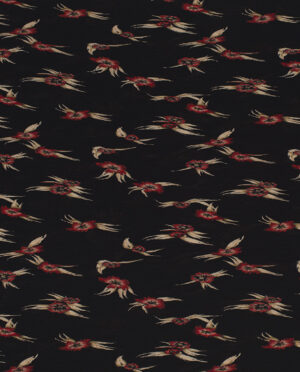 Plisowany Szyfon We Wzory 2 Kwiaty