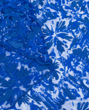 Gipiura Bawełniana Wzór 28 Cekiny Chabrowy - detal2