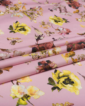 Cienka Bawełna Sukienkowa Popelina Wzór 166 b - detal2