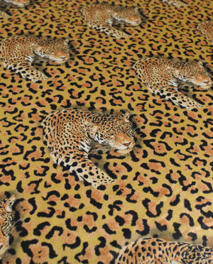 Satyna Cienka Wzór 13 Pantera - detal