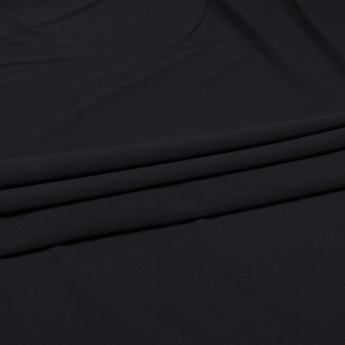 Single Jersey Czarny - detal