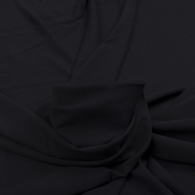 Single Jersey Czarny - detal2