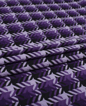 Wełna Płaszczowa Kolorowa Jodełka Wzór 8 b - detal2