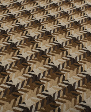 Wełna Płaszczowa Kolorowa Jodełka Wzór 8 e - detal