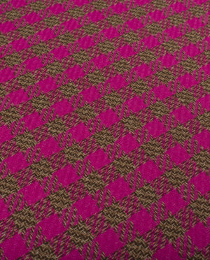 Wełna Płaszczowa Kolorowa Pepitka Wzór 10 d - detal