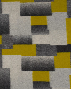 Gruba Wełniana Dzianina Płaszczowa Krata Wzór 5 a