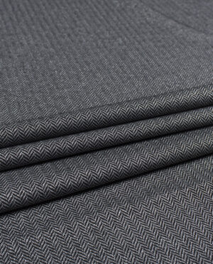 Gruby Jersey Żakardowy Wzór 2 Jodełka - detal2