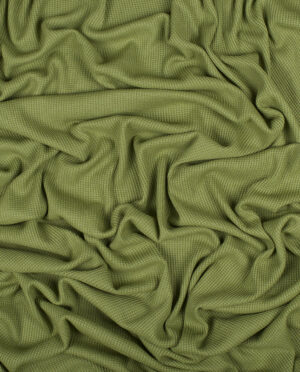 Dzianina Swetrowa Gruba Prążkowana Groszek