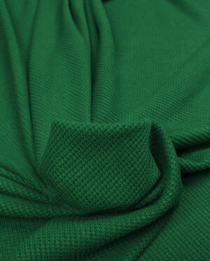 Biezs džemperis ar rievām Zaļš - detaļa