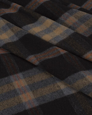 Miękka Wełniana Włoska Tkanina Płaszczowa Wzór 9 - detal4