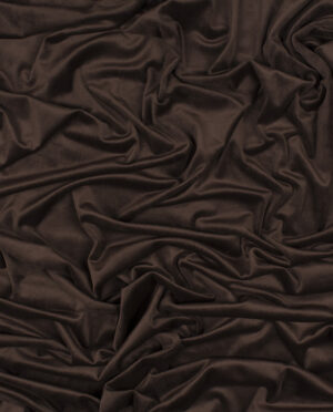 Welur Soft Dwustronny Ciemny Brązowy