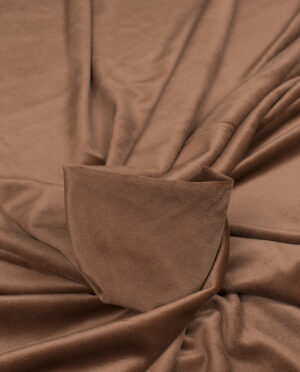 Welur Soft Dwustronny Jasny Brązowy - detal2