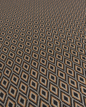 Gruby Jersey Żakardowy Wzór Geometryczny 1 a - detal