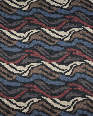 Dzianina Żakardowa Kolorowa Wzór 16 b