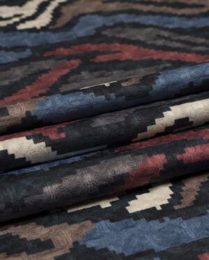 Dzianina Żakardowa Kolorowa Wzór 16 b - DETAL