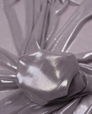 Szyfon Srebrny Połysk na Brudnym Różu - detal
