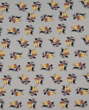 Dzianina Dresowa Bawełniana Cienka Wzór 231