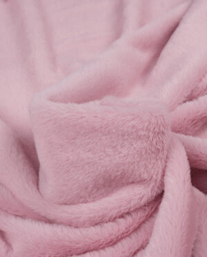 Futro Dzianinowe Różowy - detal2