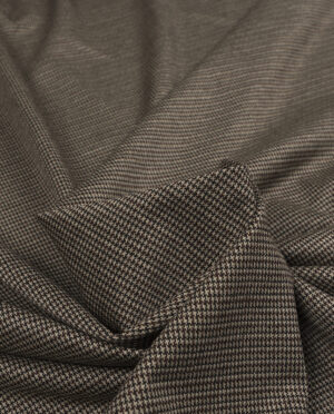 Gruby Jersey Żakardowy Wzór 20 d Pepitka - detal2