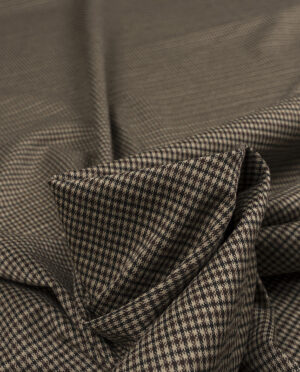 Gruby Jersey Żakardowy Wzór 22 Pepitka - detal3