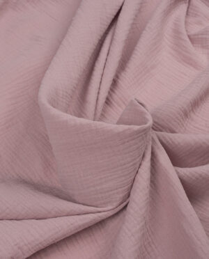 Muślin Double Gaze Brudny Róż