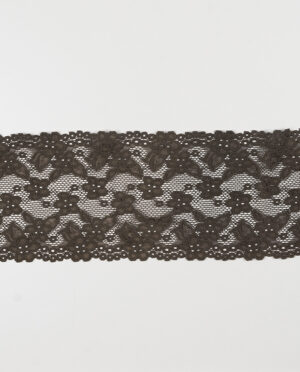 Koronka Elastyczna - Brązowy Wzór 32 - 15 cm