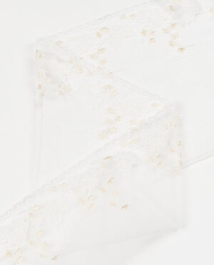 Koronka Gipiurowa – Ecru Borta – Haft Wzór 32 – 18 cm