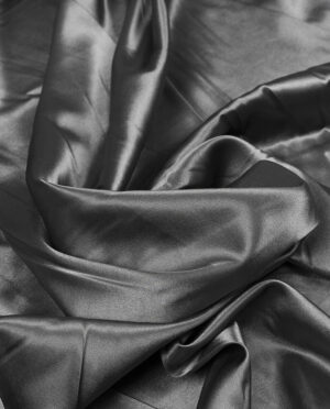 Satyna Cienka Ciemny Popiel