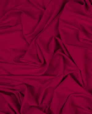 Wiskoza Ubraniowa Cienka Ciemny Czerwony