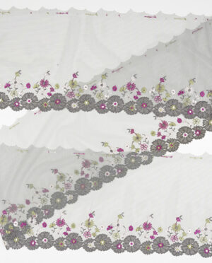 Koronka Stabilna - Haft Jednostronny Wzór 67 - 19 cm