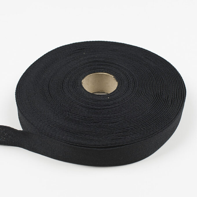 Taśma rypsowa Czarny 30 mm