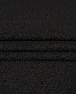 Wełna Parzona Bucle Czarny