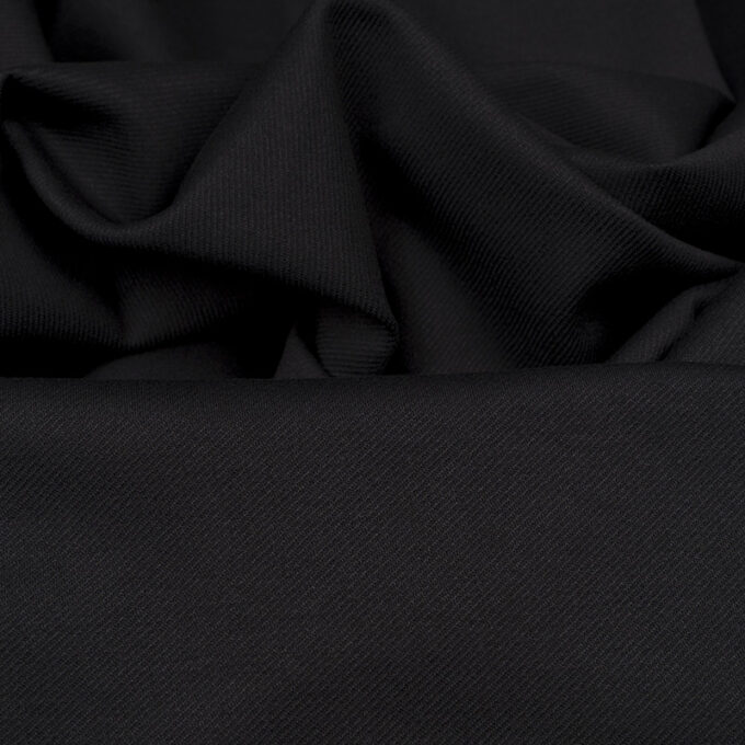 Gruby Jersey Twill Czarny