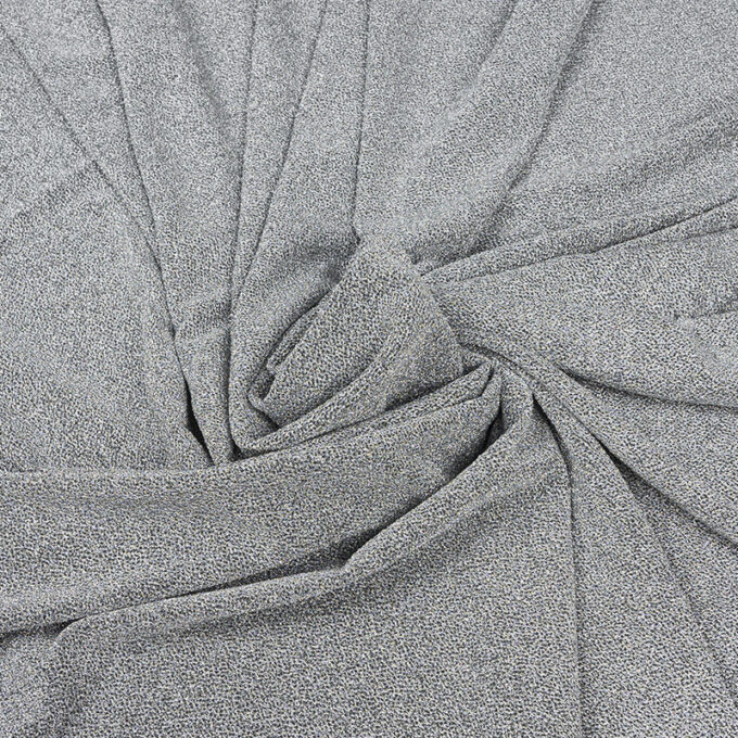 Jersey Metaliczny Lurex Srebrny
