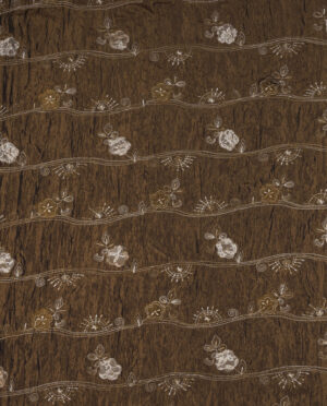 Tafta Lekko Kreszowana z Haftem Wzór 5