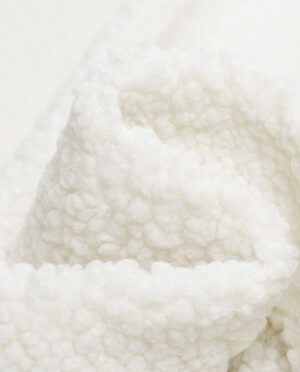 Dzianina Baranek Ecru